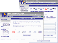 Guest Wi-Fi Internet access wizard demo screen