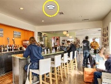 Indoor WiFi Internet Access in restaurant or coffee bar