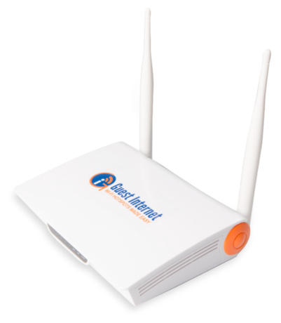 Low cost wireless hotspot for guest Internet access