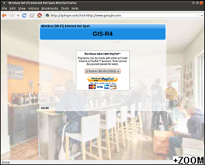 Guest Internet PayPal hotspot payment