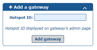 Cloud Adding a gateway