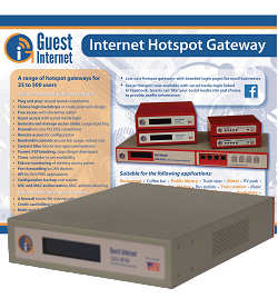 Guest Internet Hotspot-Gateway GIS-R10 Dual-WAN