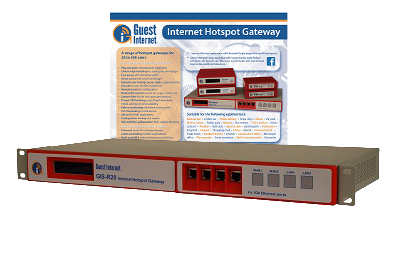 Point d'accès passerelle Guest Internet GIS-R20 dual WAN